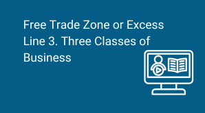 FTZ or Excess Line -  3. Three Classes of Business